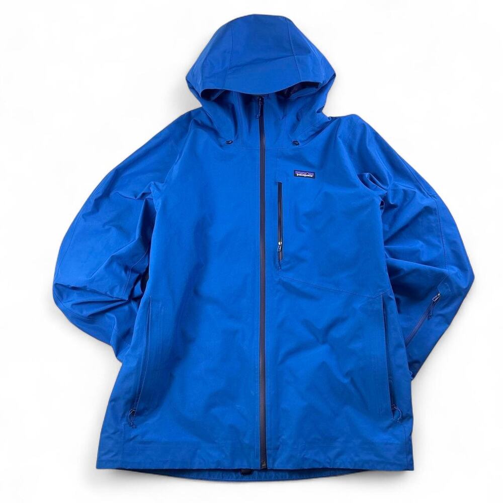 Patagonia Powder Bowl Jacket Men’s XL Blue Gore-Tex RECCO Waterproof Ski Shell
